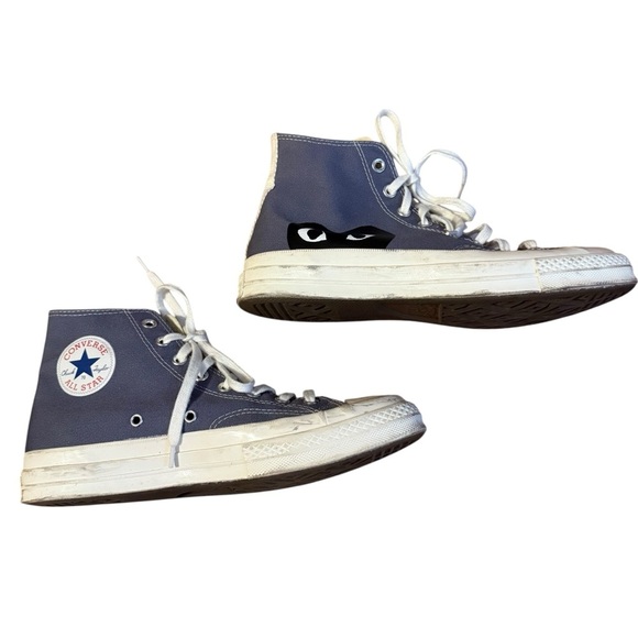 COMME DES GARÇONS PLAY x CONVERSE Black Heart All Star '70 High Size Men’s 9 - Picture 3 of 7